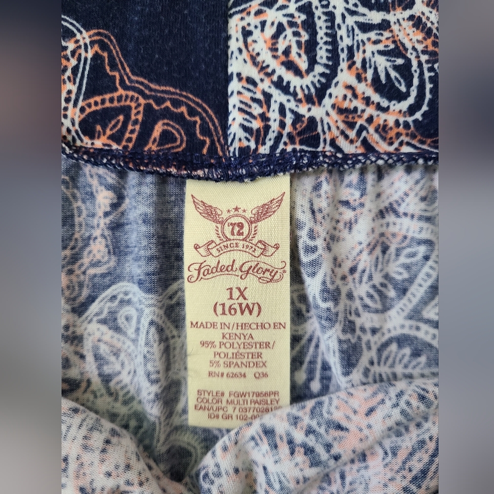 🫶🏽1x Faded Glory A line midi skirt - Picture 2 of 3